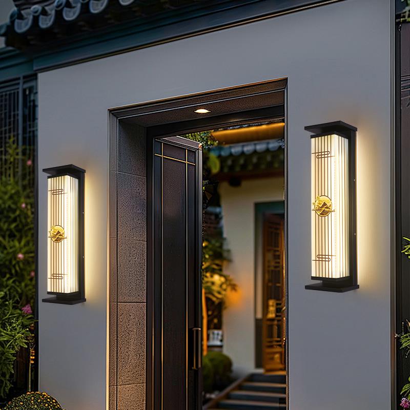 太阳能户外壁灯现代别墅庭院大门口壁灯酒店民宿外墙灯阳台墙灯