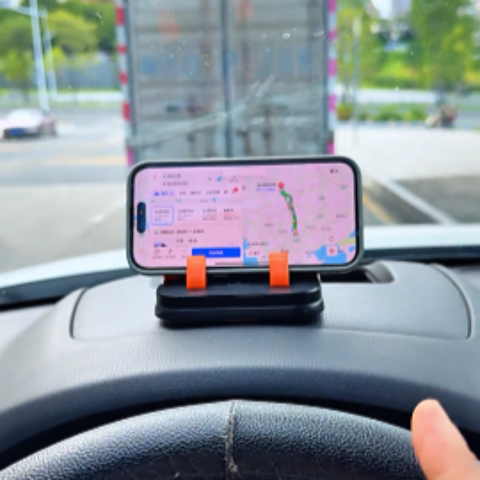 停车牌支架二合一车载手机架号挪车号牌创意多功能带汽车电话号码