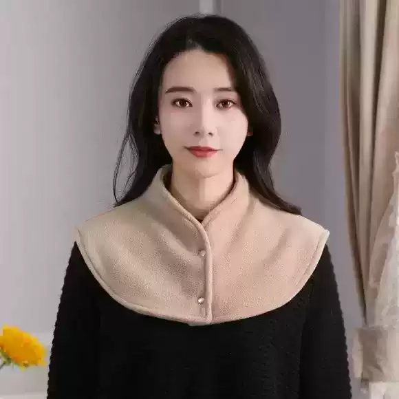 保暖护肩百搭假领子女睡觉保颈椎