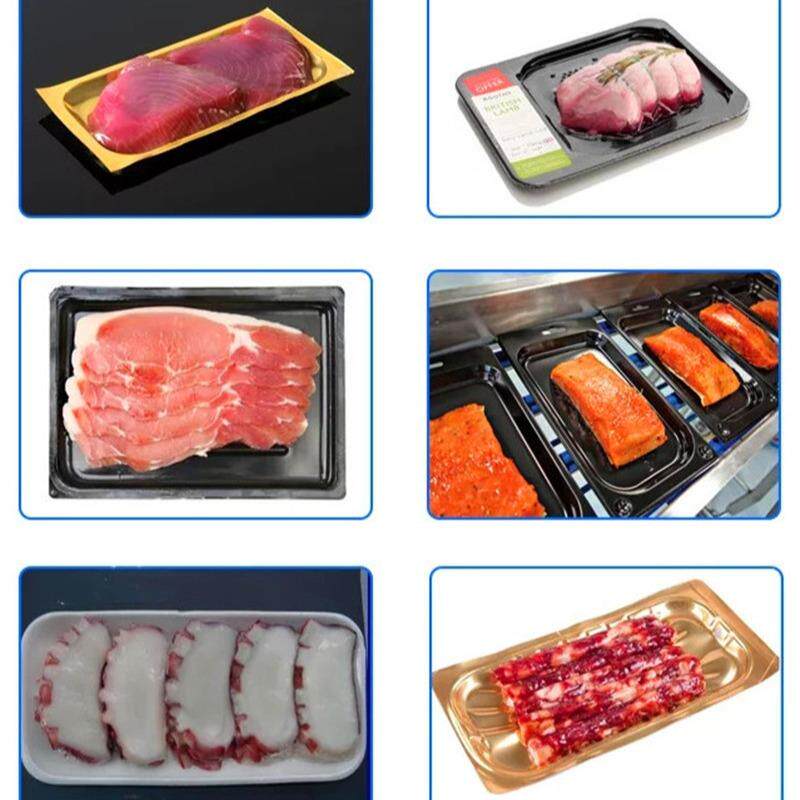 连续贴体真空 包EDA装机牛肉猪扒鲜肉贴体包装设厂备式家一件