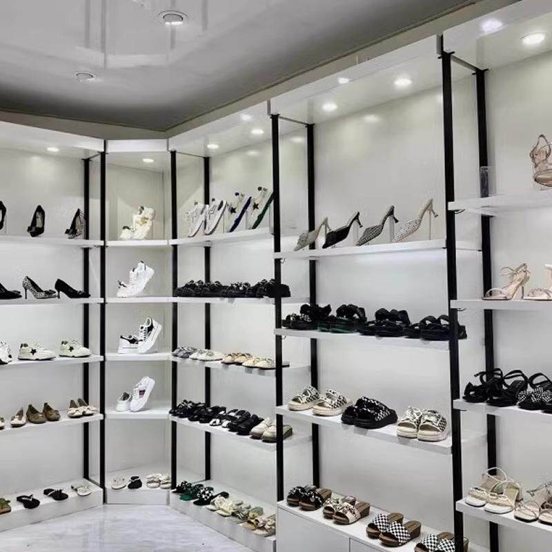 鞋店综艺熊鞋架架展示落地创意带灯鞋童货架店鞋铺柜用架子置物架
