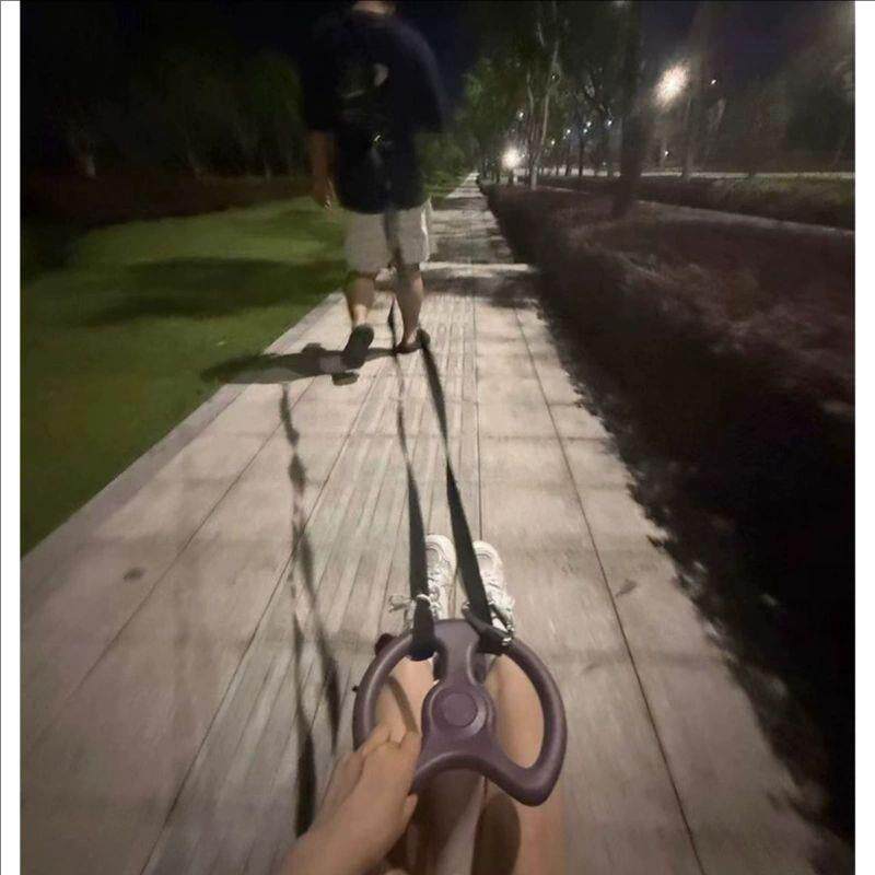 通用扭扭车牵引绳儿童自行车婴儿车绳子拖拉挂绳滑板车栓腰跑步带