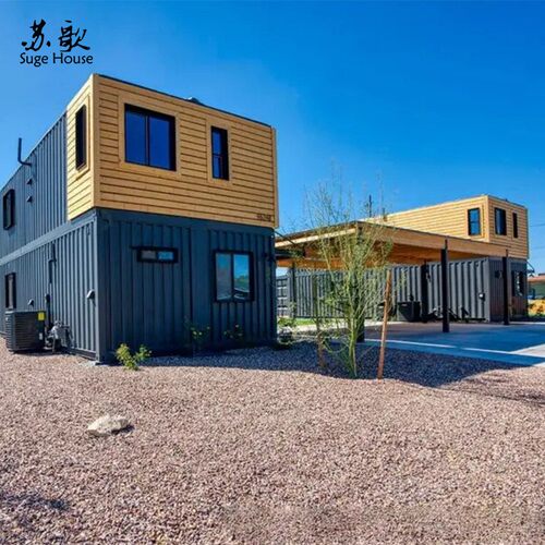 杭州厂家直销镀锌钢结构住人集装箱活动房改造创意模块化建筑施工