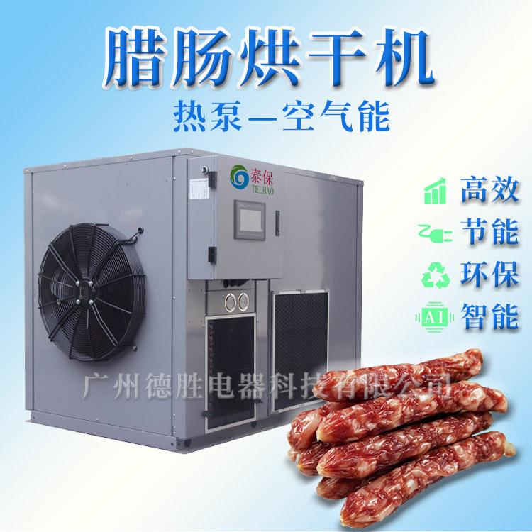 腊肠烘干机生产厂家腊肉空气能干燥机热风循环烘箱10匹空气能热泵