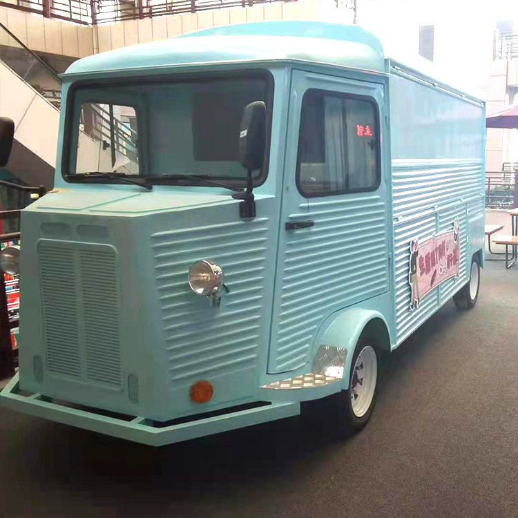 电动四轮小吃车移动早餐快餐车流动夜市炸串烧烤摆摊房车厂家现货