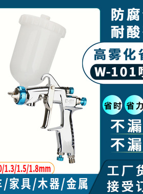 W101手动喷枪除甲醛W-101油漆枪上壶下壶压送式高雾化家具去甲醛