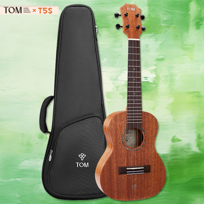 TOM  T5S 桃花心木单板尤克里里 初学者入门小吉他23寸26寸男女生