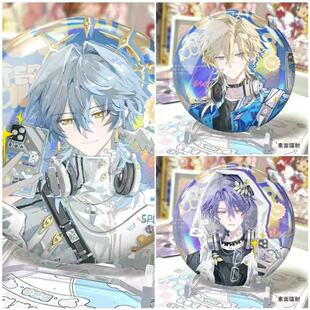 游戏星铁周边砂金星期日真理医生彩虹镭射吧唧胸针谷子徽章节日礼