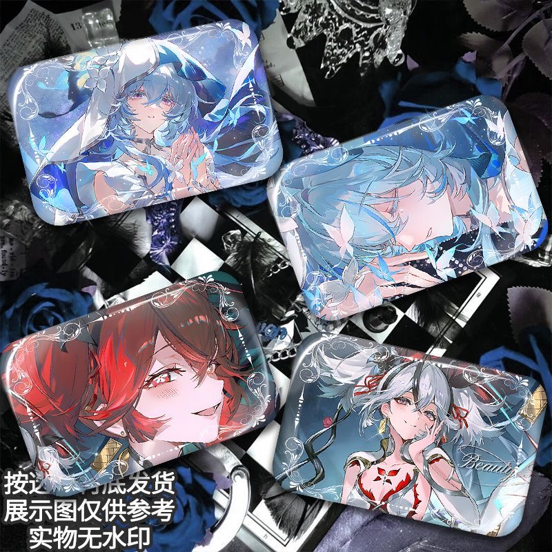 鸣潮一周年椿守岸人方形吧唧徽章