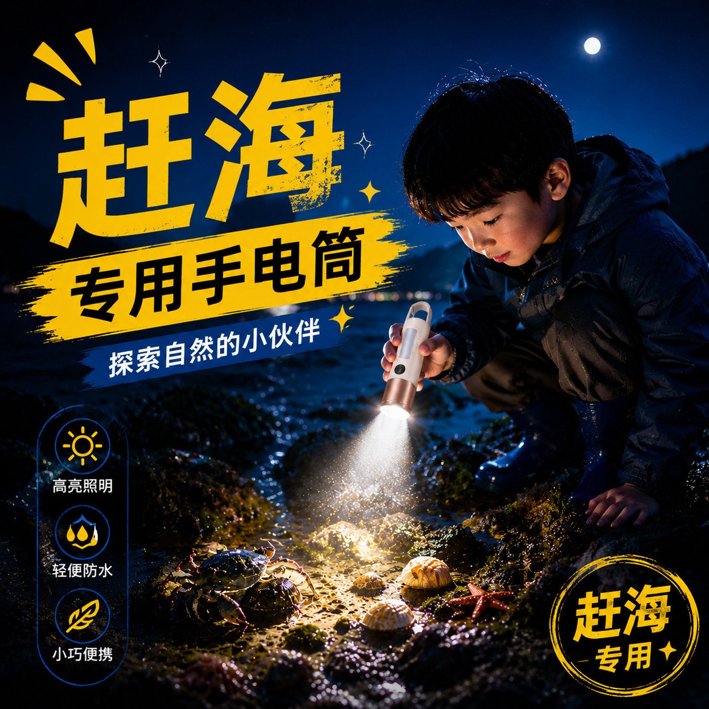 护眼第一名】顺丰户外儿童手电筒图片