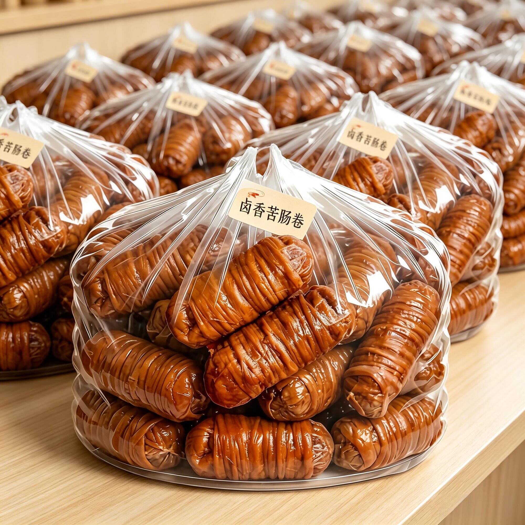 正宗青岛苦肠卷香卤捆肠网红肉类苦肠卷大肠捆鸡即食商用下酒菜