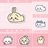 吉伊卡哇乌萨奇鼠标垫简约可爱办公游戏胶垫异形鼠标垫橡胶桌垫