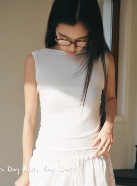 SerOra 夏季原创正反两穿吊领背心 7A抗菌透气可造型双层内侧背心