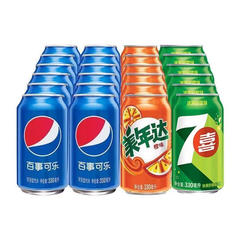 新日期七喜美年达330ml*6