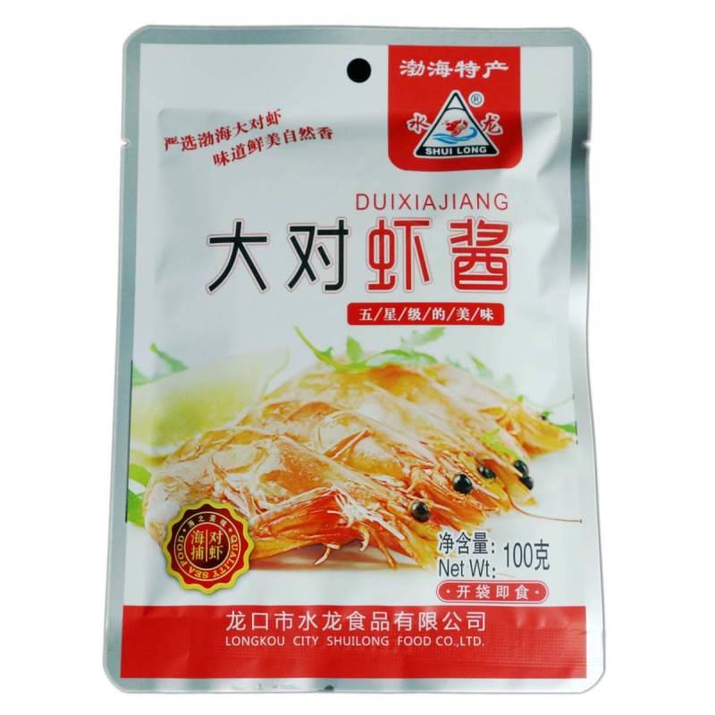 烟台火锅蘸料山东水龙大对虾酱即食海鲜酱火锅蘸料100克烟台虾