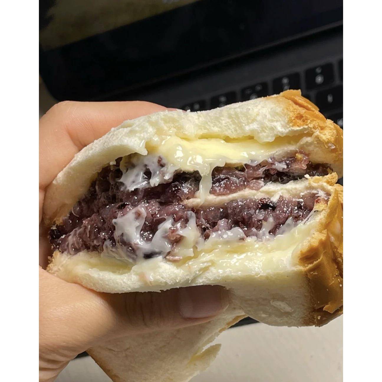 紫薯吐司面包20袋紫米面包紫米奶酪面包紫米麻薯面包早餐速食面
