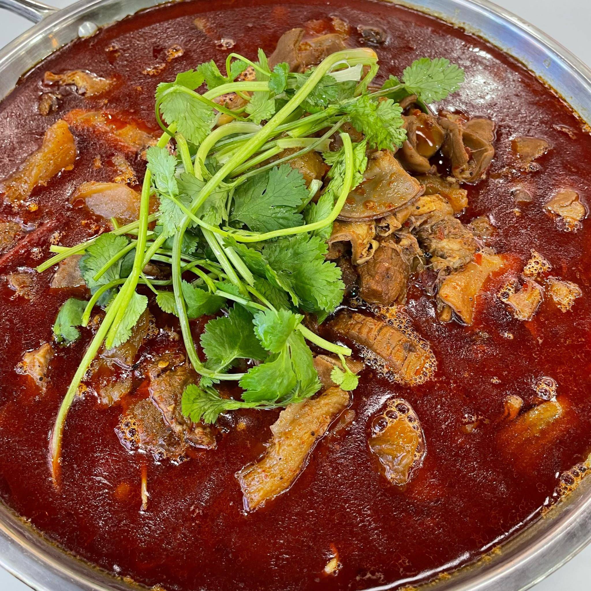 公安牛三鲜火锅湖北荆州公安县牛肉火锅沙市小吃非预制菜加热即食