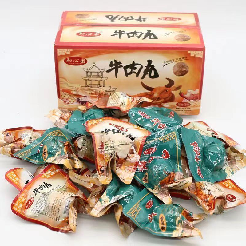 新货牛肉丸鸡肉丸开袋即食豆皮金丝鸡胸肉卷熟食解馋