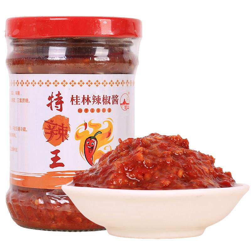 黑椒酱矮山桂林辣椒酱黑豉剁椒蒜蓉王特辣王香蒜剁椒下饭菜特产