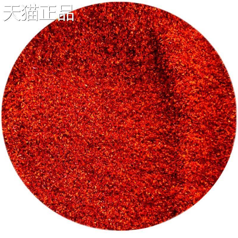 不辣一点都不辣超红特香甜椒红油铁皮椒辣椒粉二细粉辣椒面500克
