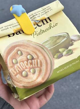 新货现货意大利进口Baiocchi百磨坊开心果榛果夹心奶油小饼干