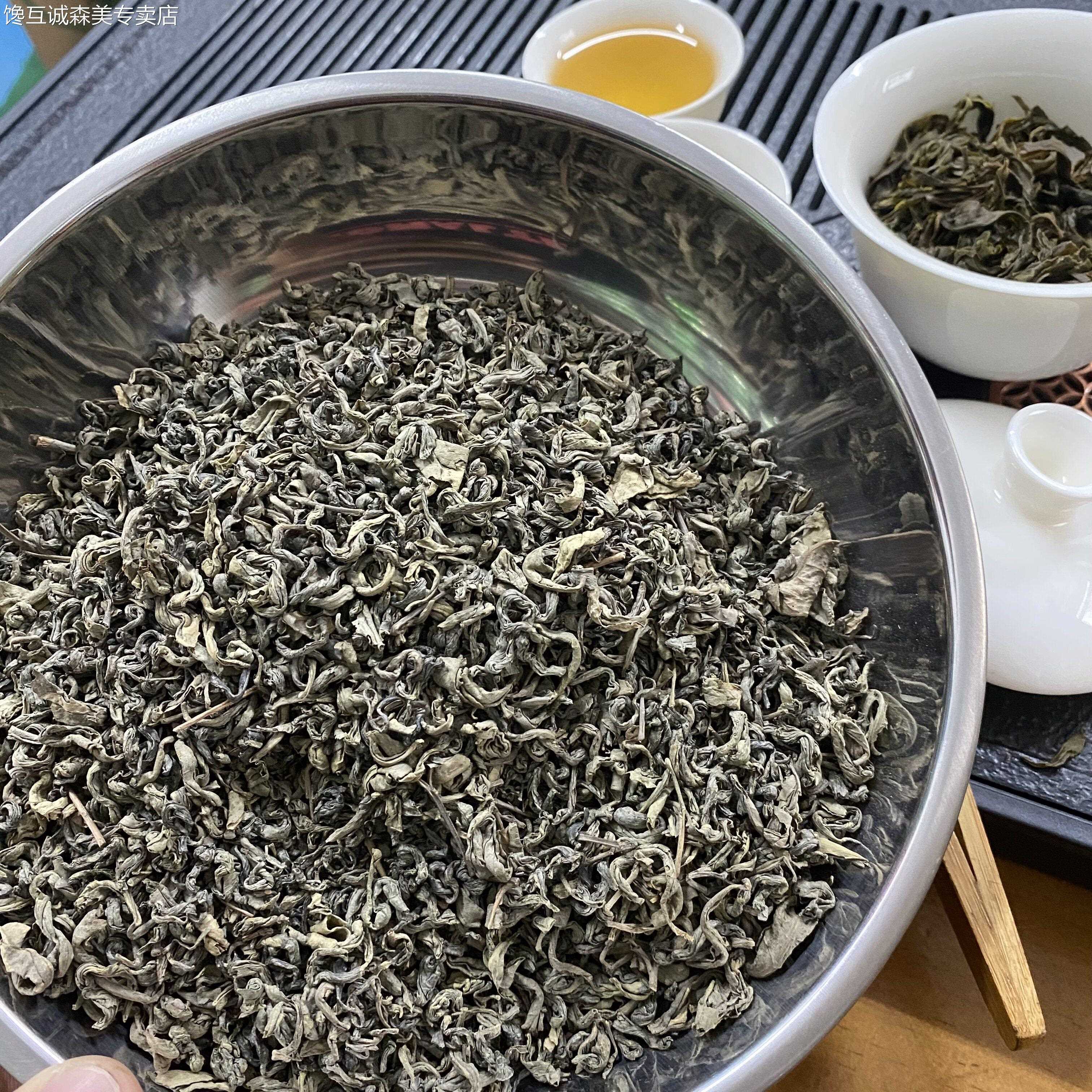新茶正宗揭西大洋炒茶芯梅占炒茶500克揭阳坪上高山炒茶炒青绿茶