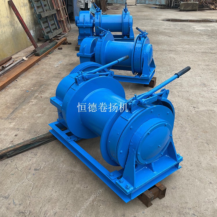 JK手刹行星卷扬机1T2T3T5T8T12T吨柴油机拉木材起重机重型卷扬机