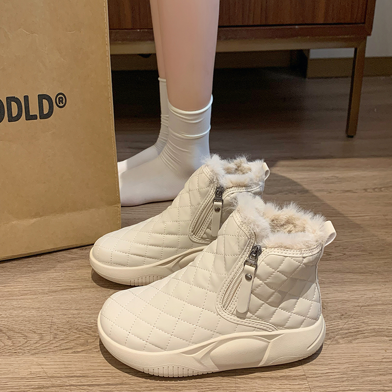 回力冬季加绒加厚雪地靴