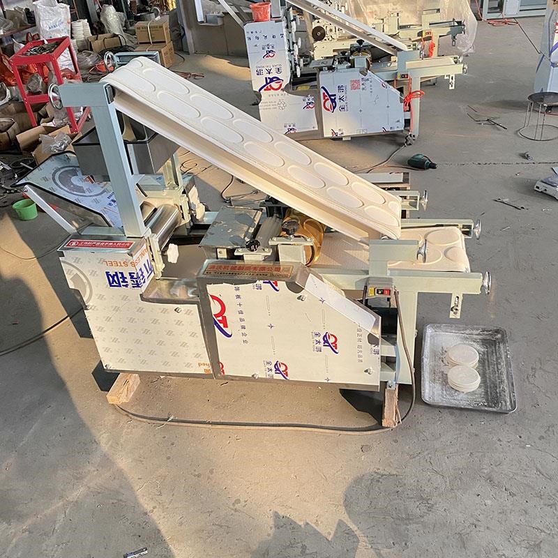 白吉馍成型机商用烧饼成型机仿手工大饼口福肉夹馍发面烩面皮机