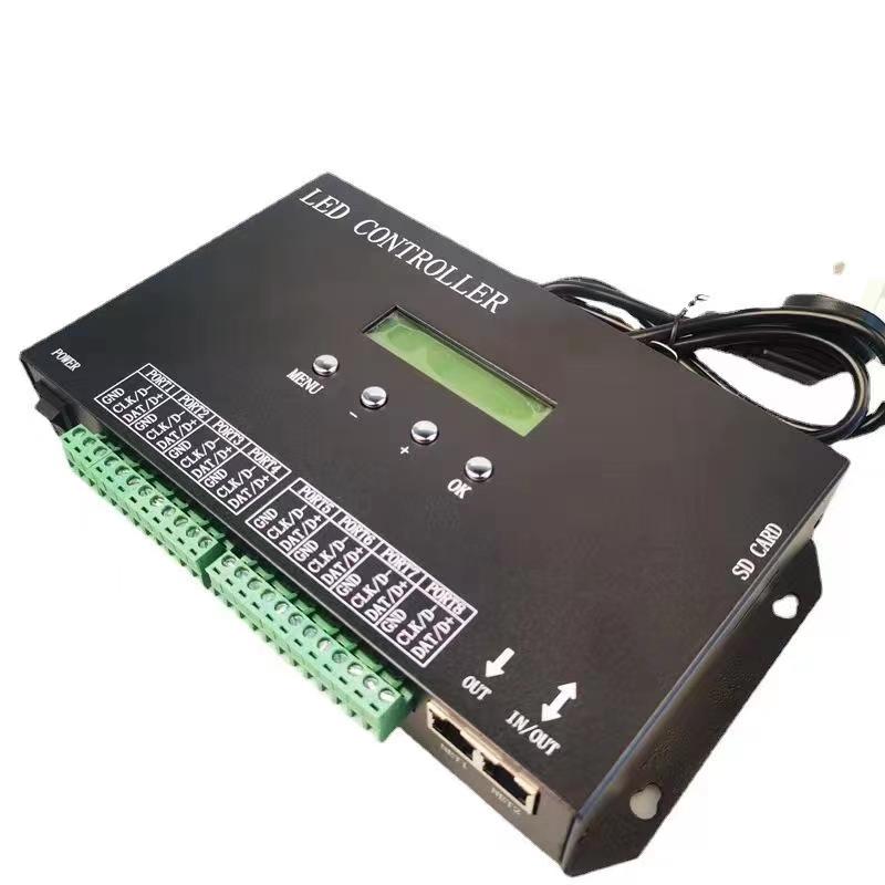 H807SA 麦爵士ARTNET控制器全彩灯条控制器 madrix八口512控制器