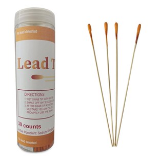 铅拭子 测油漆家具玩具表面金属铅含量试剂含铅量测定 铅检测试纸