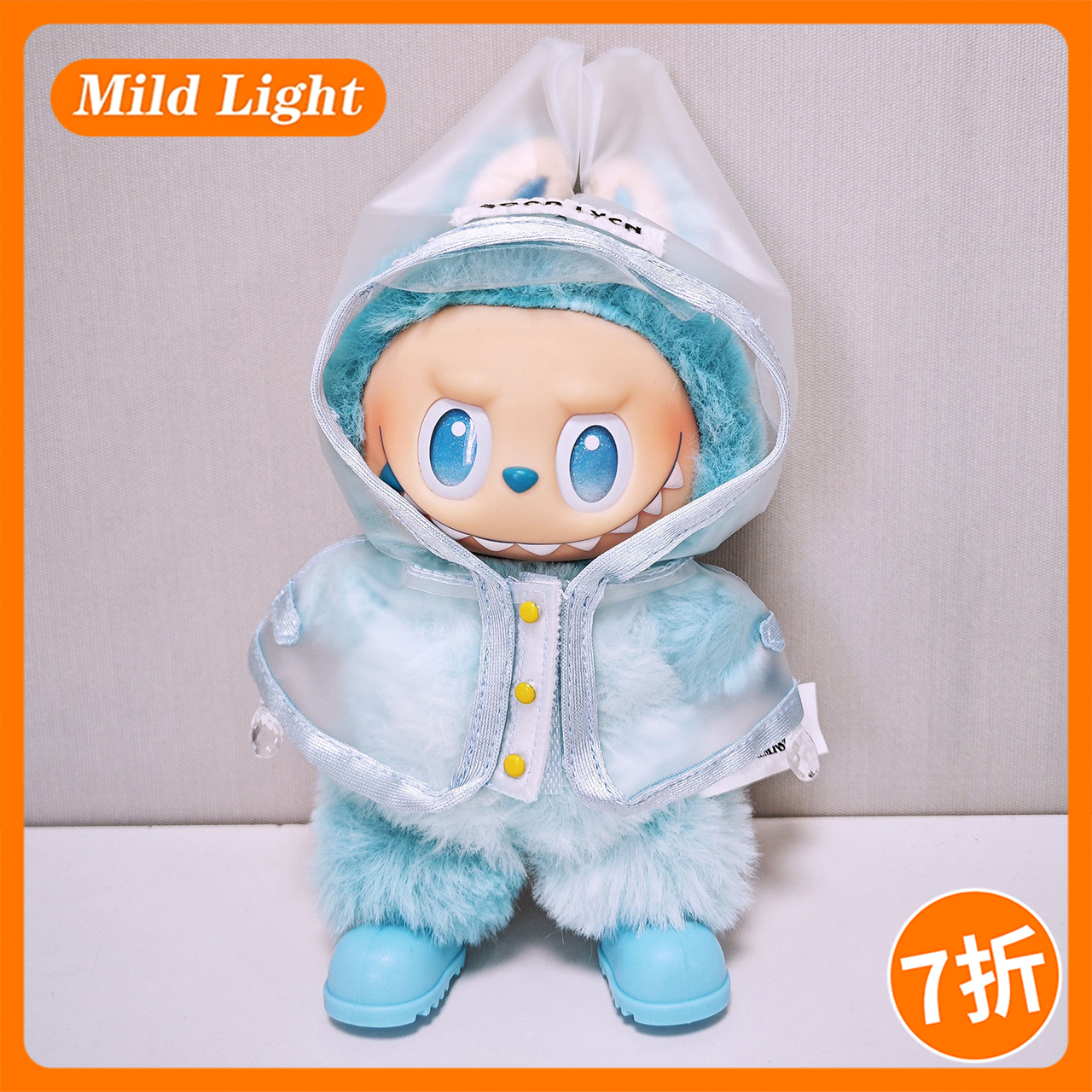 仅娃衣适用于LABUBU3.0拉布布一二三代前方高能搪胶挂件玩偶衣服