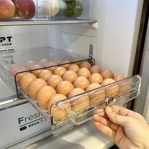 日式鸡蛋收纳盒冰箱用保鲜盒厨房