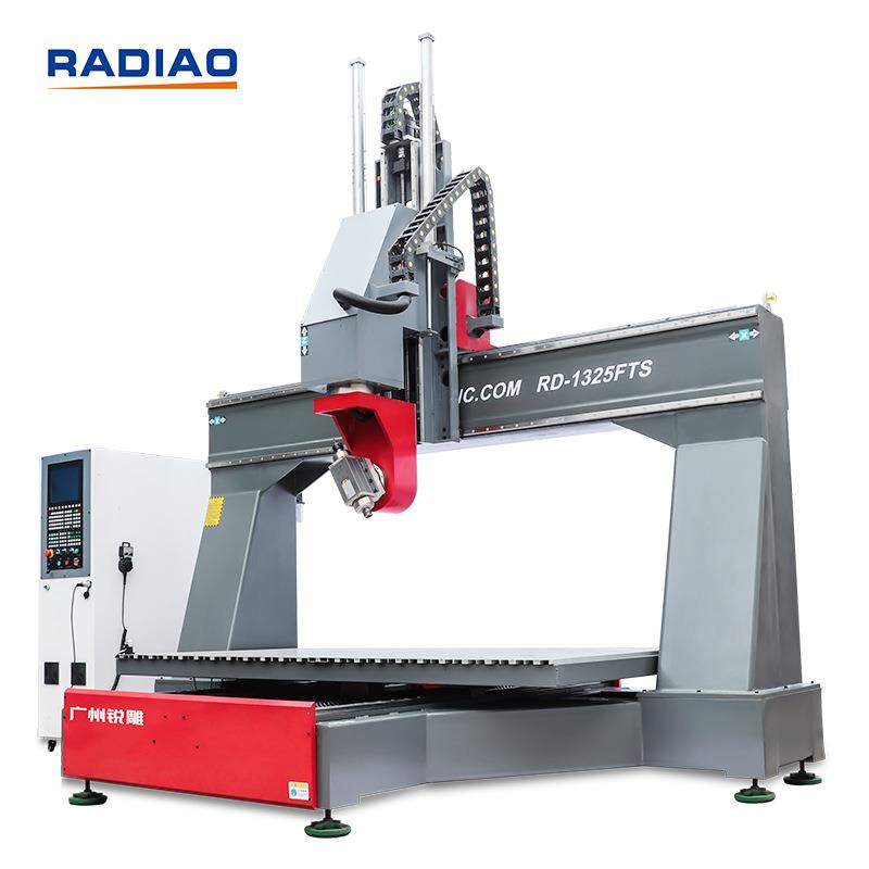 支持定制锐雕机箱壳五轴雕刻机冰箱内胆五轴联动c五轴加工中心