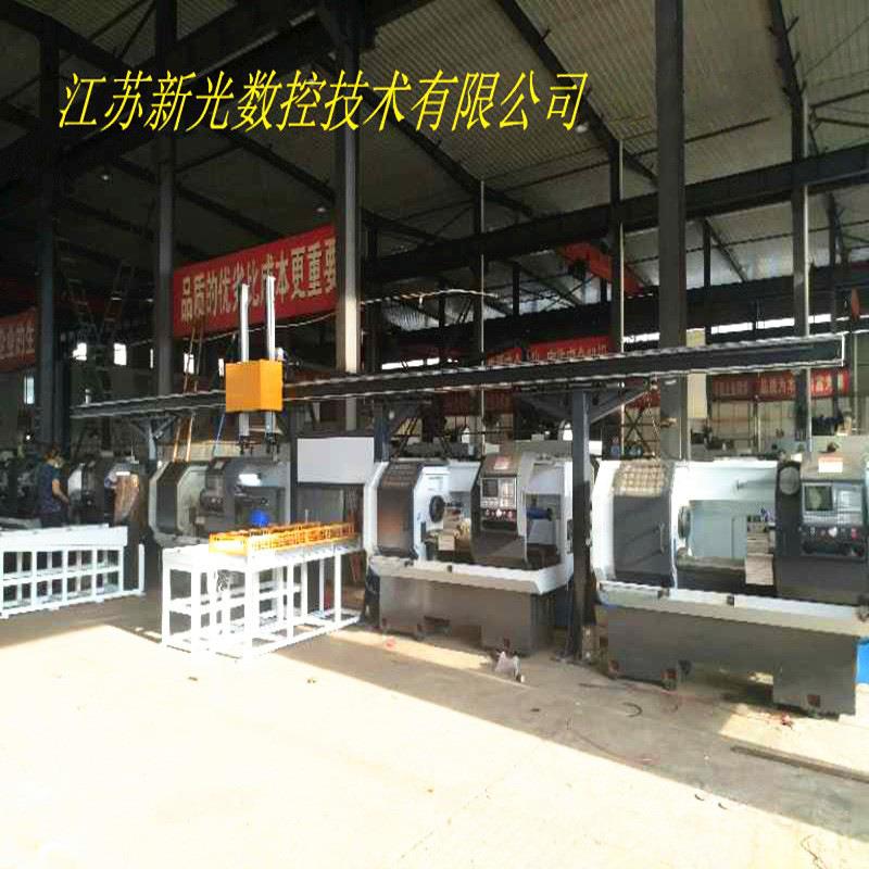 智造一控二重型管件加工上下料机械手数控车床机械手双Z轴