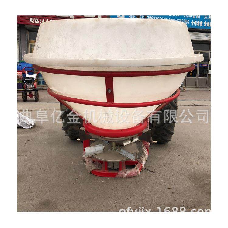 大型撒肥机厂家后置式颗粒抛洒机后置式500KG撒肥机不锈钢