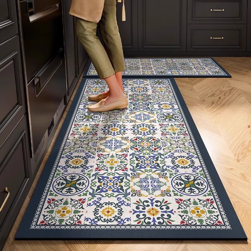 德国厨房地垫防滑防油可擦免洗脚垫硅藻泥加厚家用防水吸水垫子