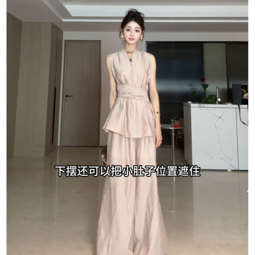 套装女夏季上衣休闲阔腿裤