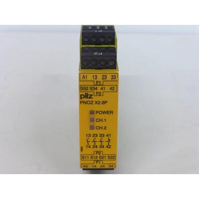 皮尔兹 PNOZ X2.8P 24VACDC 订货号77701 继电器