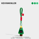 KEVINMINLER原创圣诞树钥匙扣毛绒包包挂件车挂饰圣诞节生日礼物