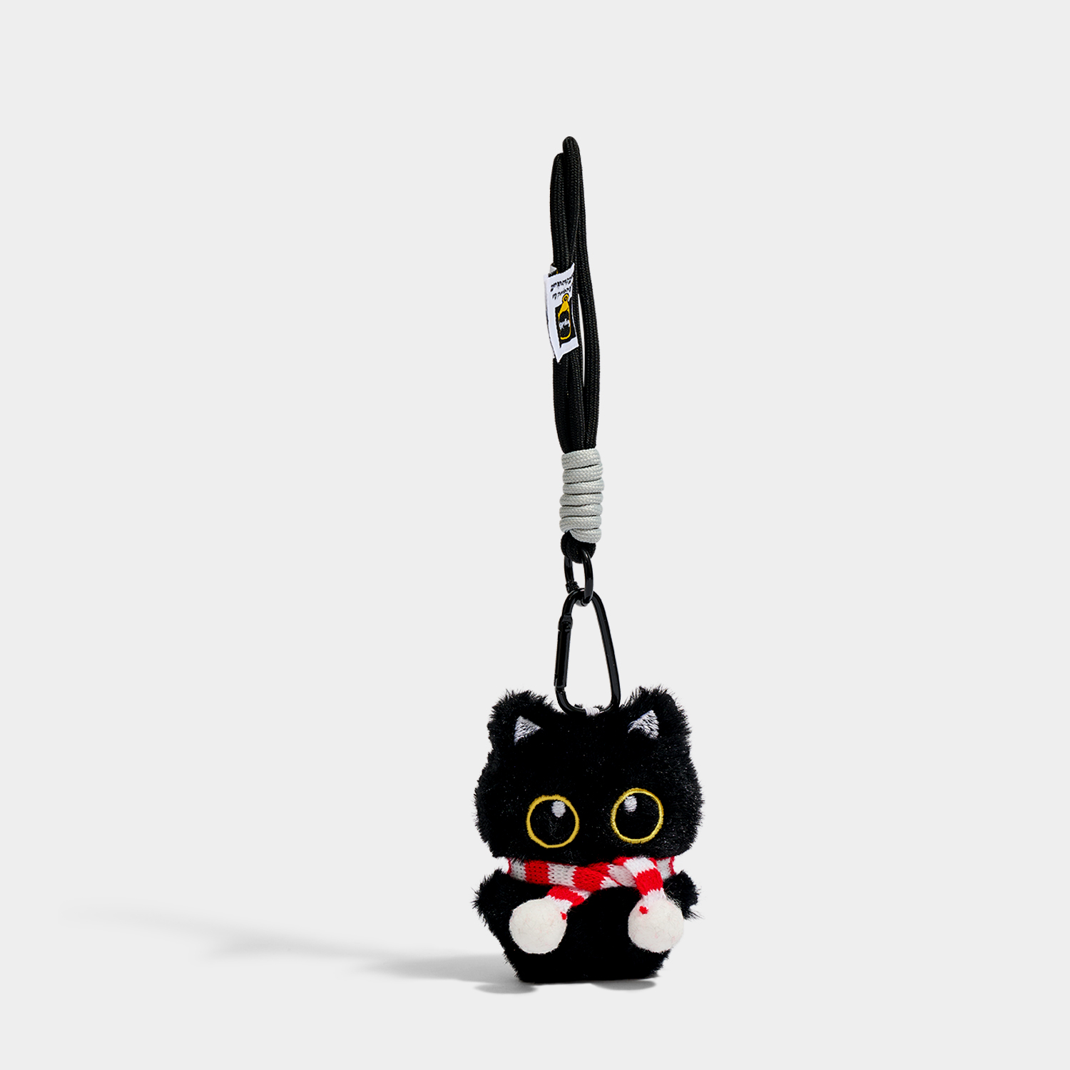 KEVINMINLER原创可爱小黑猫毛绒公仔钥匙扣包包挂件玩偶挂饰礼物