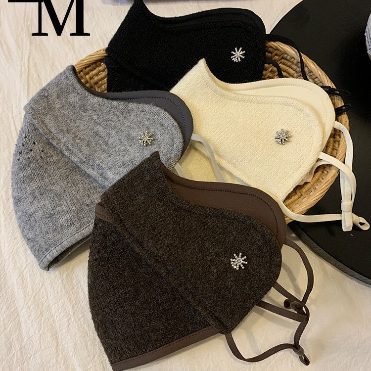 秋冬季保暖口罩女高颜值可水洗户外防风防寒5D高颜值男女面罩