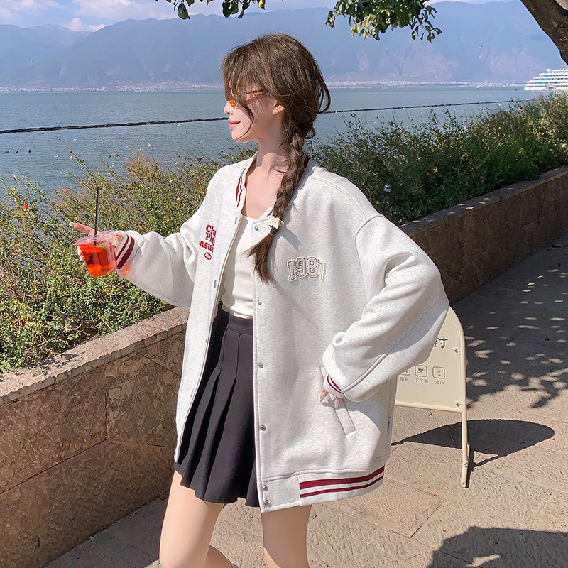 新品重工刺绣棒球服外套2c309-5806-p125-k188,女装短外套,2C309