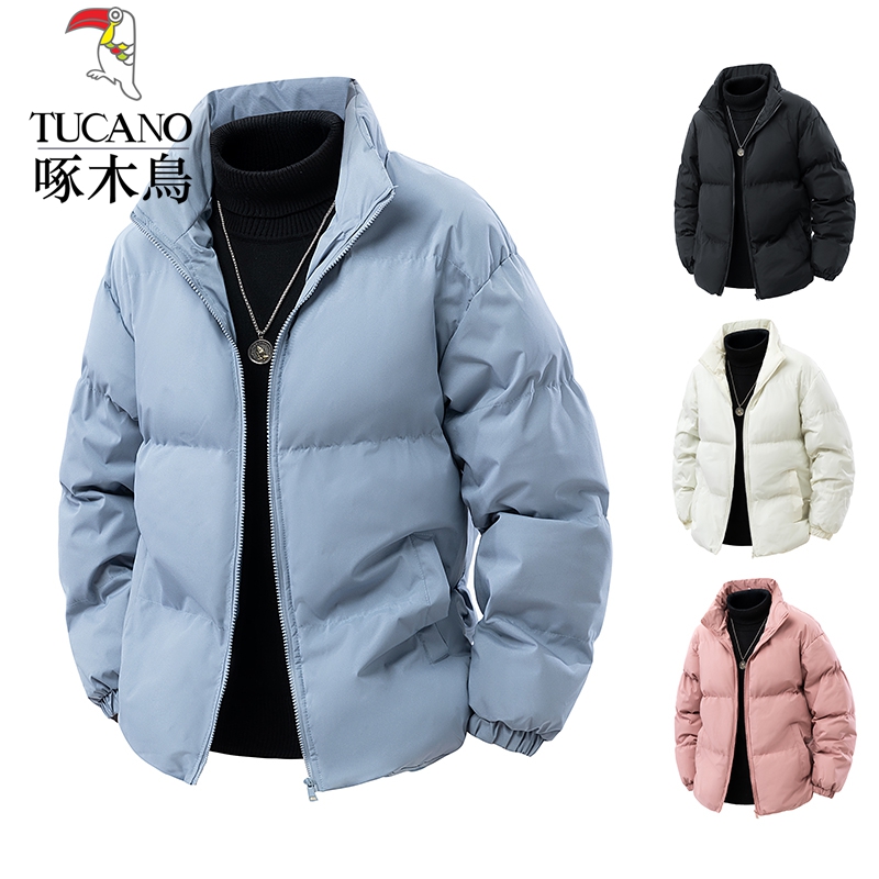 啄木鸟棉服男冬款新款大码学生棉衣面包服潮牌高品质