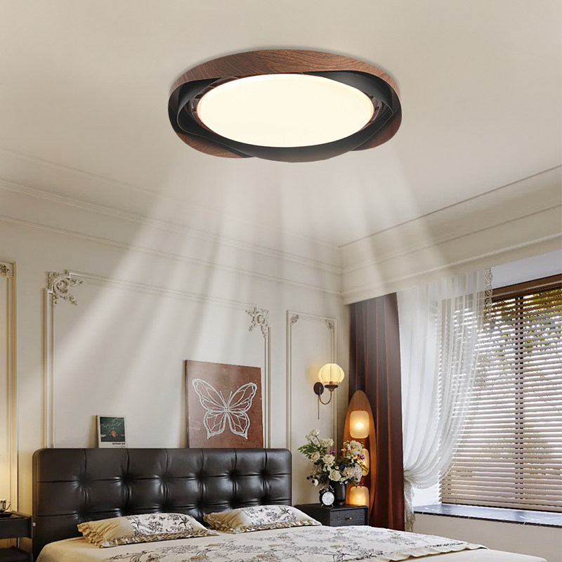 无叶风扇灯全光谱中古风卧室风扇吸顶灯复古护眼房间灯主卧灯具,家装灯饰光源,风扇灯,淘宝优惠券,粉丝福利购,淘宝优惠卷