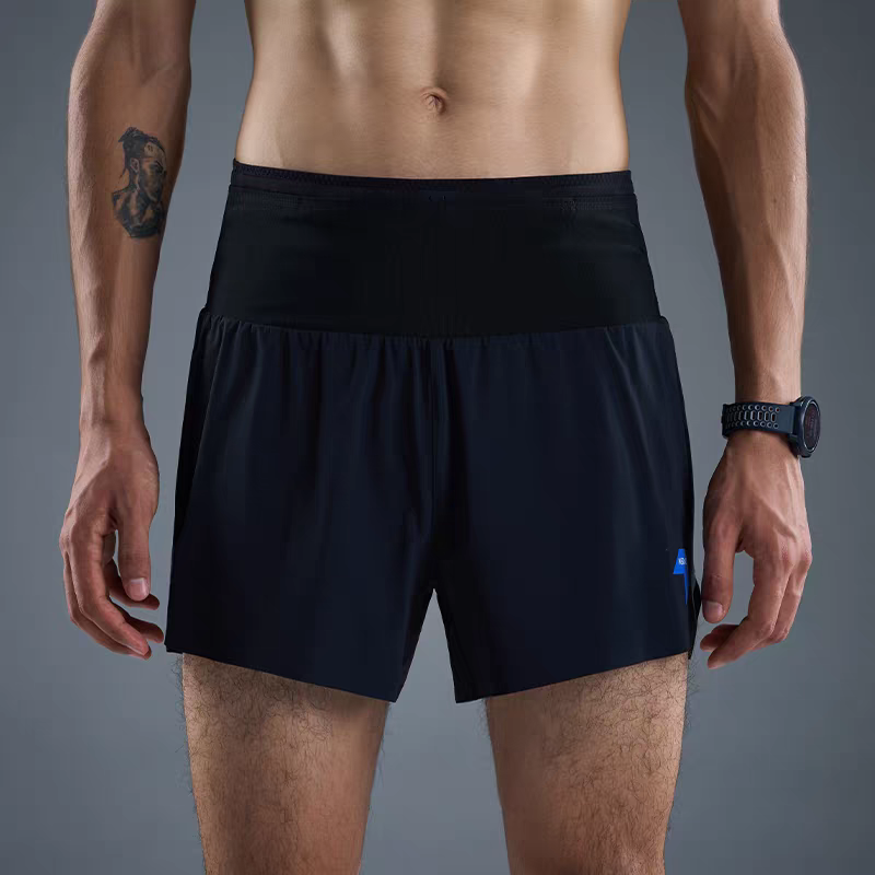 内道全腰包收纳跑步短裤马拉松越野跑男专业竞速透气亲肤运动短裤