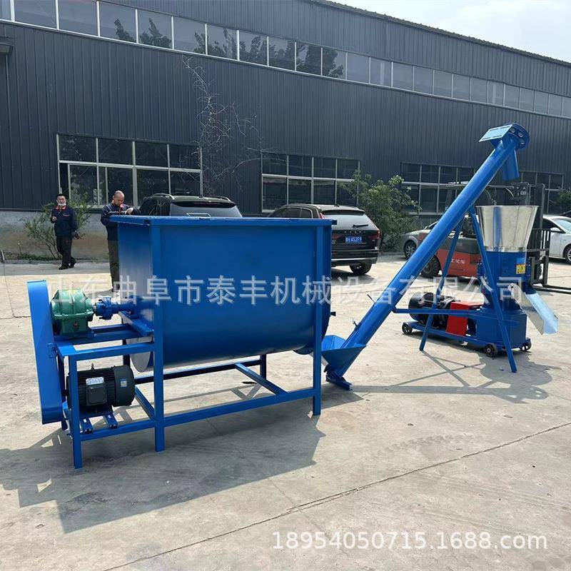 小型牧养殖饲料机牛羊颗粒饲料机猪羊颗粒饲料机平模颗粒饲料机