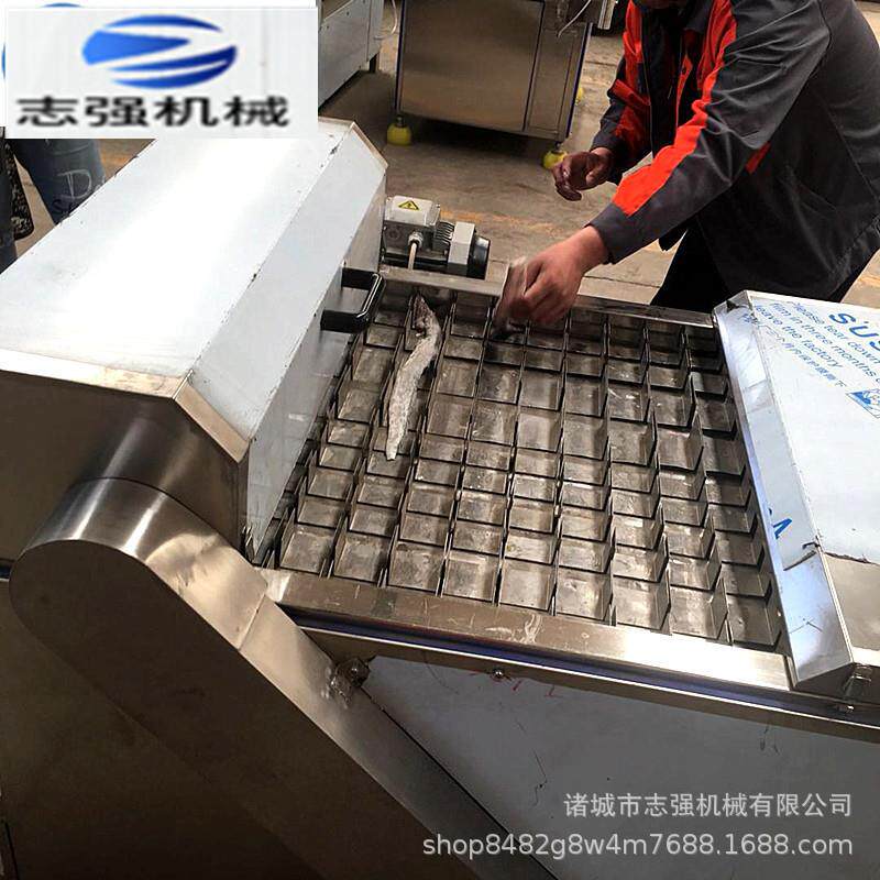 刀鱼切块机带鱼分段机连续式微冻刀鱼切段机