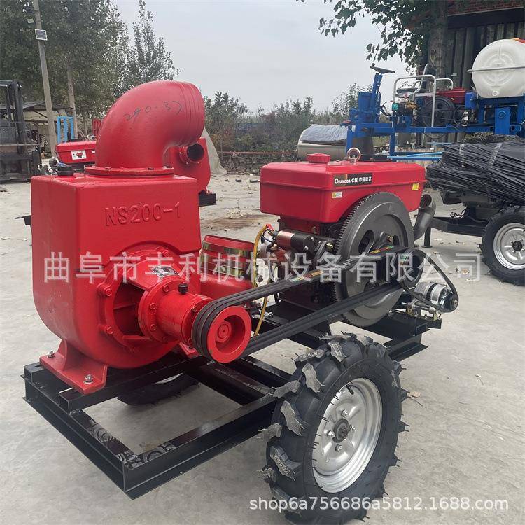 工程排水市政防汛排涝自吸泵四缸320高扬程抽水泵浇地灌溉抽水机