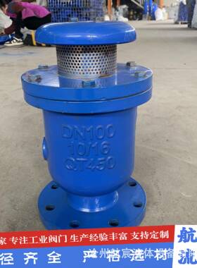 高速排气阀法兰单口排气阀FGP4X复合式排气阀自动放气阀